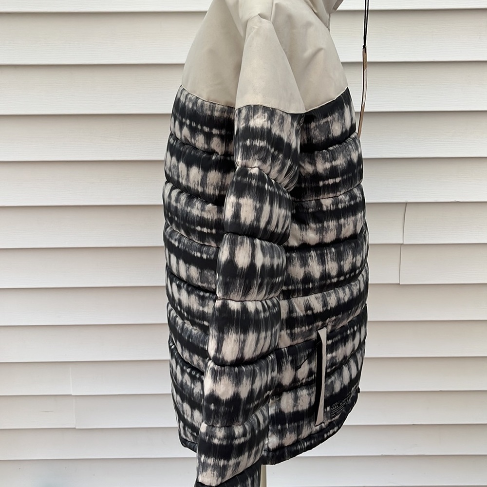 Saga outerwear camp puffy down jacket birch batik size medium new with tags - Picture 5 of 10